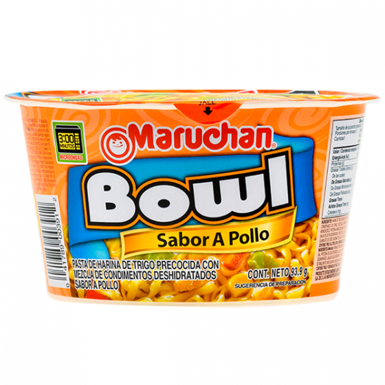 Maruchan Bowl sabor pollo 93.9g