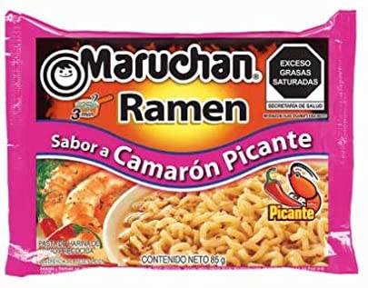 Caja 24pz Maruchan Ramen camaron picante 85g