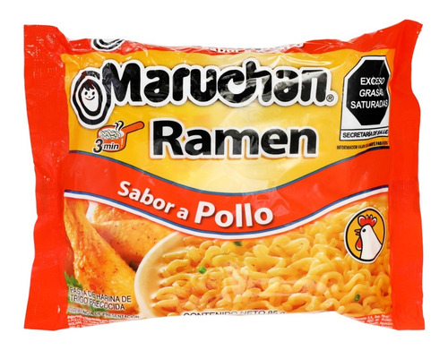 Caja 24pz Maruchan Ramen sabor pollo 85g