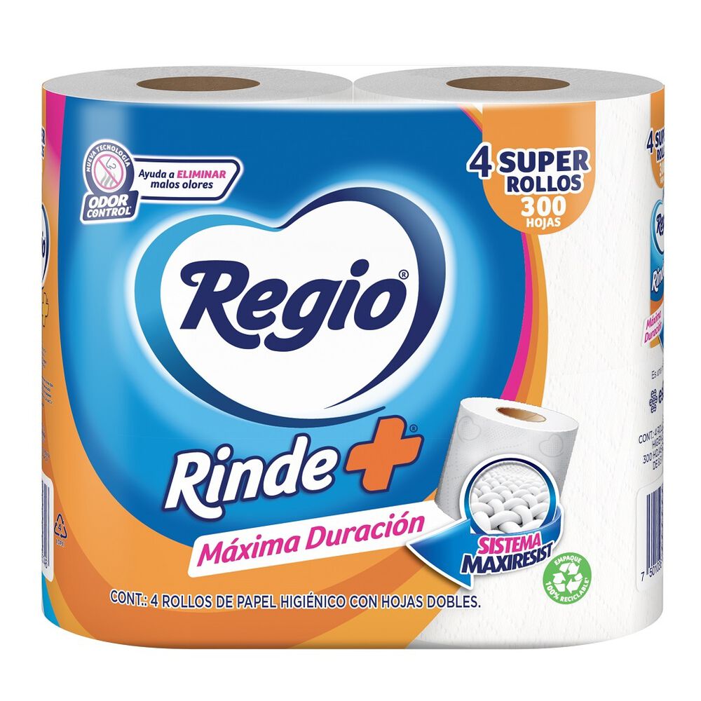 Papel higienico Regio ecomax (4 rollos)