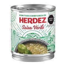 Salsa verde Herdez lata 210g