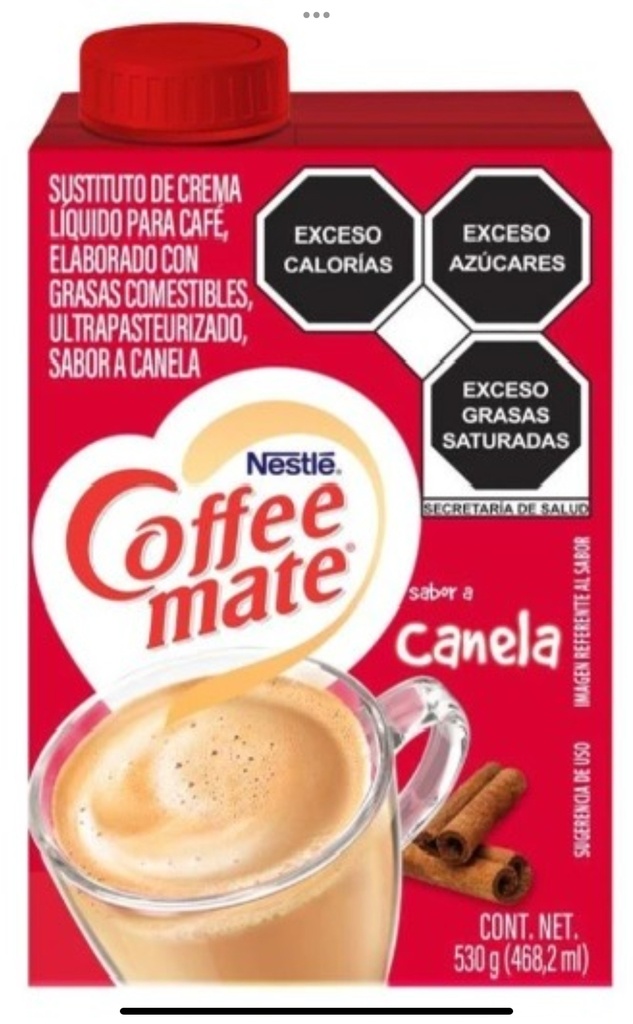 Coffee Mate Líquido Canela 530gr