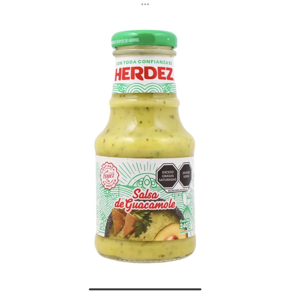 Salsa de Guacamole Herdez 240gr