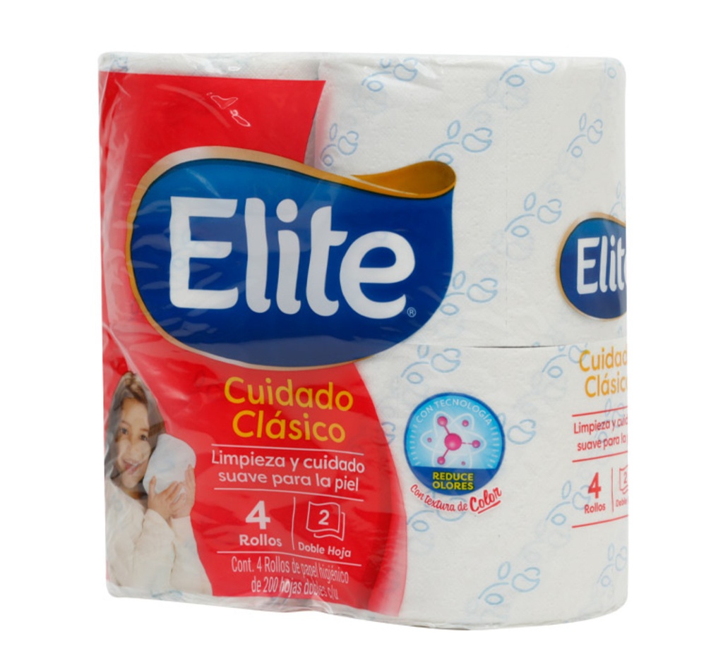 Bulto Papel Higiénico Elite Cuidado Clásico 10/4pz