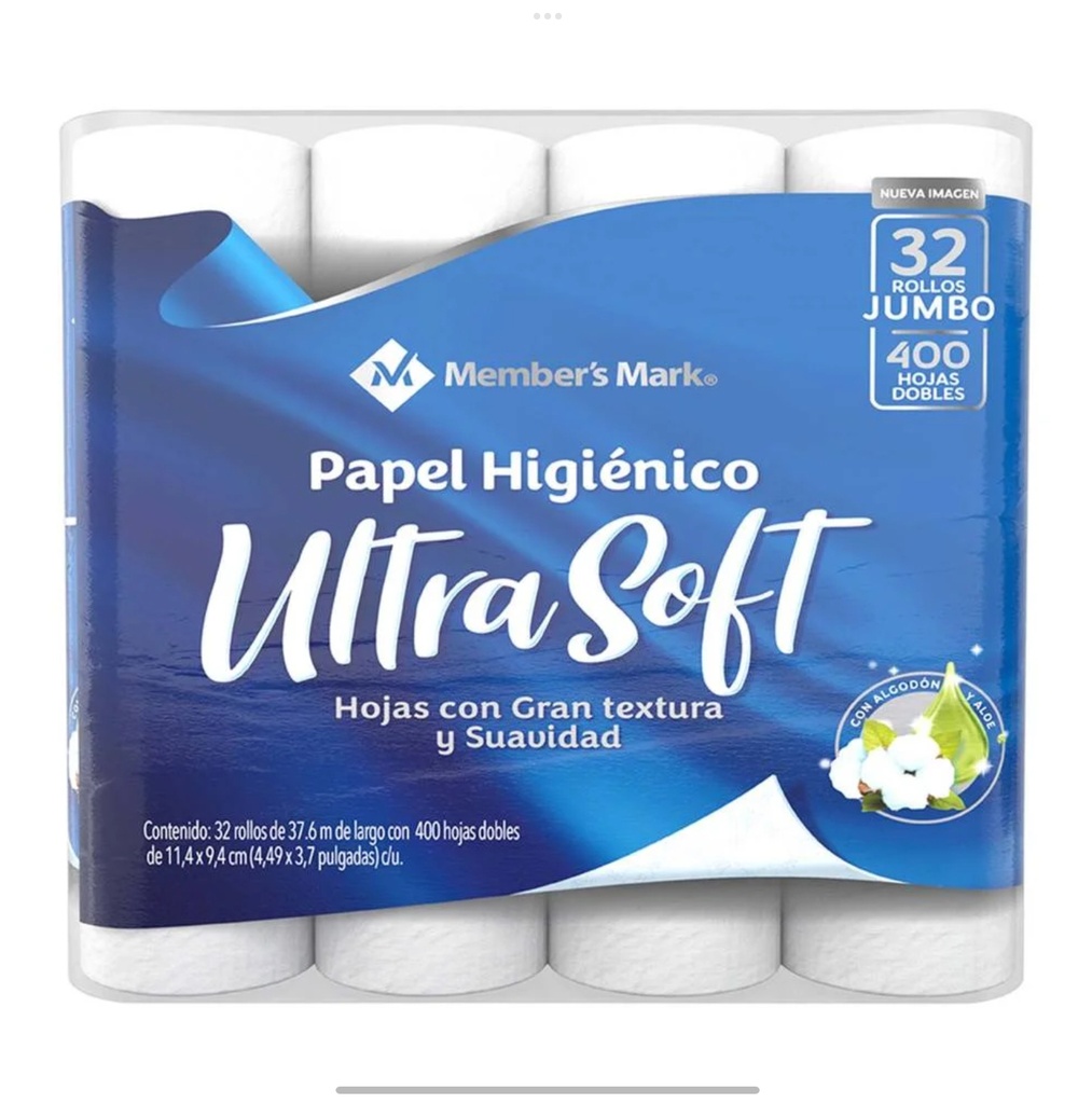 Bulto Papel Higiénico Member’s Mark 32pz