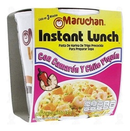 [041789001987] Caja 12 pz Maruchan instanr lunch camaron y chile piquin 64g