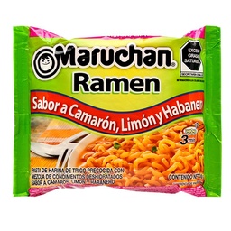 [041789002960] Caja 24pz Maruchan Ramen sabor camaron, limon y habanero 85g