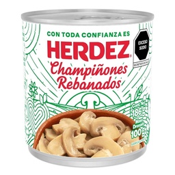 [A0095] Champiñones rebanados herdez lata 186g