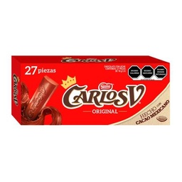 Chocolate carlos V 27 pzs
