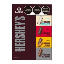 Chocolate mixto hersheys 16pzs