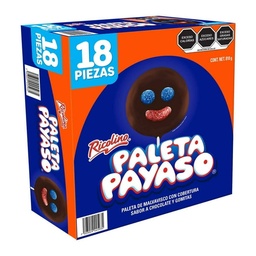 Dulce Paleta Payaso 18 Piezas